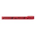 Empire Level Barricade Tape, 500 ft L, 3 in W, DangerPeligro, Red Background 76-0604